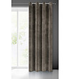 Графитено кадифено перде с халки 140x250-1 снимка