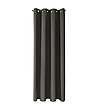 Графитено затъмняващо перде с халки 140x270 см-2 снимка