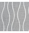 Бяло перде с геометрична апликация на халки 140x250-4 снимка
