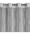 Сребриста завеса с апликация на халки 140x250 см-3 снимка