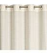Естествена завеса с халки 140x250 см-3 снимка