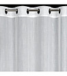 Бяло перде тип дъжд с халки 140x250 см-3 снимка