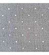 Бяло перде на точки с халки 140x250-4 снимка