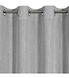 Сребриста завеса с халки 140x270 см-4 снимка