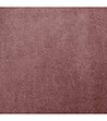 Тъмнорозова велвет завеса с халки 140x250-4 снимка