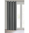 Графитено перде с халки 140x250-1 снимка