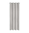 Сиво перде с халки 140x250 см-3 снимка