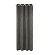 Графитено затъмняващо перде с халки 140x250-2 снимка