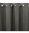 Графитено затъмняващо перде с халки 140x250-3 снимка