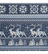Спален комплект от фланел 160x200 в тъмносиньо и бяло-3 снимка