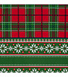 Зеленочервен спален комплект от фланел 140x200-4 снимка