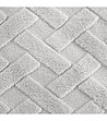 Сиво пухкаво одеяло 150x200-4 снимка