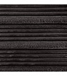 Стоманеносиво одеяло с релефни ивици 200x220-4 снимка
