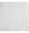 Бяло велвет шалте с капитониран зигзагообразен десен 220x240-3 снимка