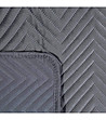 Графитено кадифено покривало за легло 220x240-3 снимка