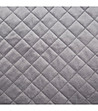Сребриста кувертюра с геометричен релеф 220x240-4 снимка