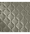 Сиво велурено капитонирано покривало 200x220-3 снимка