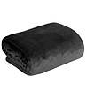 Черно одеяло с релефен зигзаг 150 x 200-3 снимка