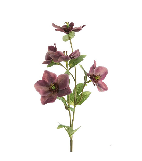 Лилав изкуствен цвят 57 cm снимка
