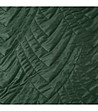 Тъмнозелено велурено покривало за легло 220x240-4 снимка