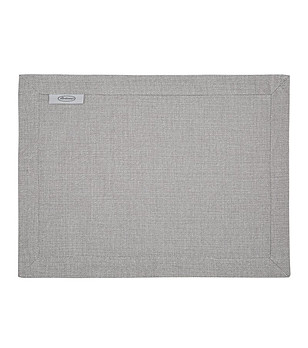 Комплект 4 сиви подложки за хранене с кант 30x40 см снимка