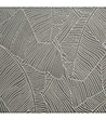 Сребърна жакардова покривка с листа 140x300 см-3 снимка