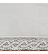 Бял тишлайфер с дантела Susan 40x140 см-2 снимка