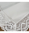 Бял тишлайфер с дантела Susan 40x140 см-3 снимка