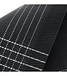 Комплект 6 черни подложки за хранене с фино райе 30x45 см-3 снимка