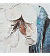 Бежова картина с орхидеи в рамка 50x70-1 снимка