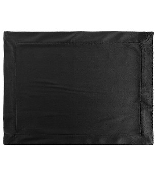 Комплект 4 черни кадифени подложки 30x40 см снимка