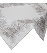 Бежова покривка с палмови листа 85x85 см-1 снимка