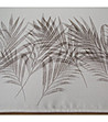 Бежова покривка с палмови листа 85x85 см-3 снимка