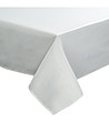 Бяла покривка със златиста нишка 140x220 см-1 снимка