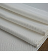 Бяла покривка със златиста нишка 140x220 см-3 снимка