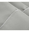 Сребристо-сива покривка с фин кант 140x180 см -4 снимка