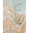Бежова декоративна картина 50x70-2 снимка
