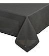 Черна покривка за маса с двойна бордюра 145x300 см-2 снимка