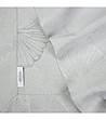 Сива жакардова покривка с кант 145x300 см-3 снимка