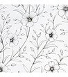 Спален комплект 220x200 в бяло и черно с флорален мотив-4 снимка