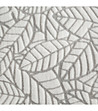 Бял спален комплект с релефен растителен десен 140x200-4 снимка