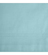 Светлосиня памучна калъфка за възглавница с кант 70x80-1 снимка