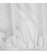 Бял сатенен чаршаф с ластик 220x200 см-3 снимка