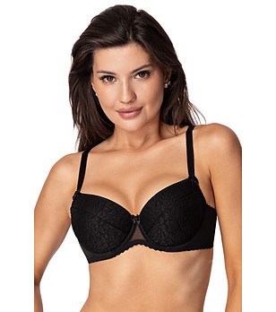 Черен повдигащ сутиен LAILA снимка