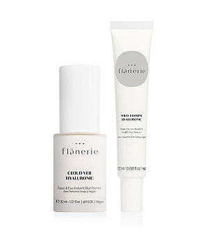 Комплект от серум против тъмни кръгове и основа за грим снимка