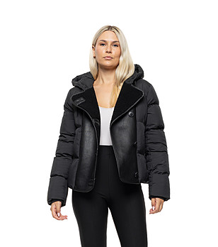 Черно яке с качулка Daphie снимка