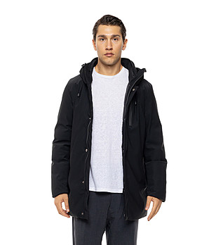 Черно яке с качулка Rudiger снимка