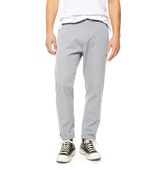 Светлосив мъжки панталон Biso снимка