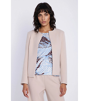 Бежово дамско сако снимка