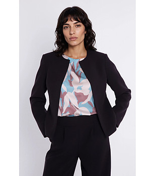 Дамско черно сако снимка